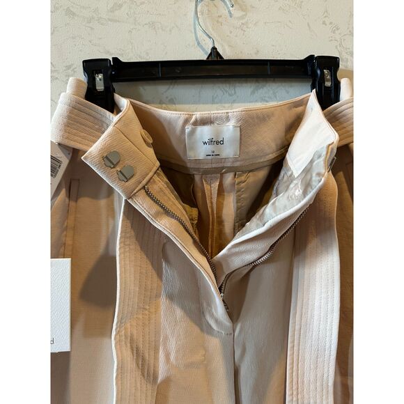New Aritzia Wilfred Tie-Front Pant Size 12 - Picture 13 of 14